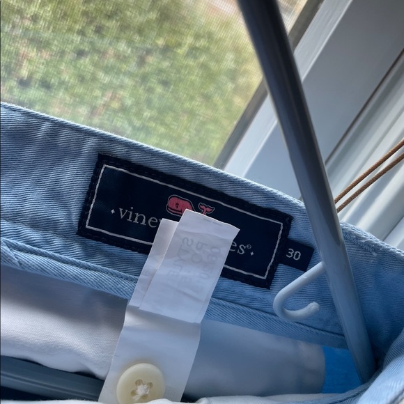 Vineyard Vines Baby Blue Chino Shorts Men’s Size: 30 - Picture 3 of 5